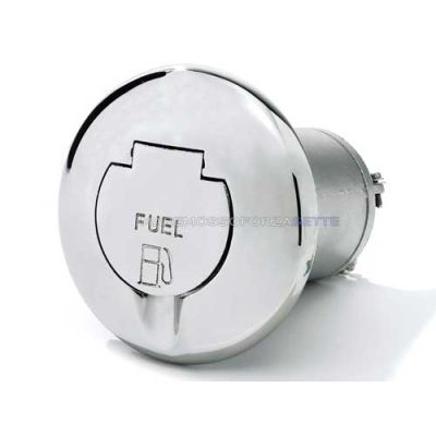 Tappo inox con chiave Fuel per imbarco carburante 50mm