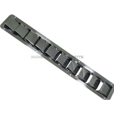 Presa aria laterale inox lucidato mm 525x76