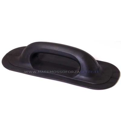 Maniglia nera da incollare per gommoni