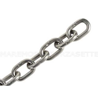 Catena inox aisi 316 maglia genovese filo  Ø mm 6