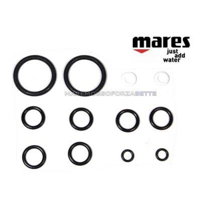Kit serie di guarnizioni per rubinetteria bombola Mares biattacco 45180750