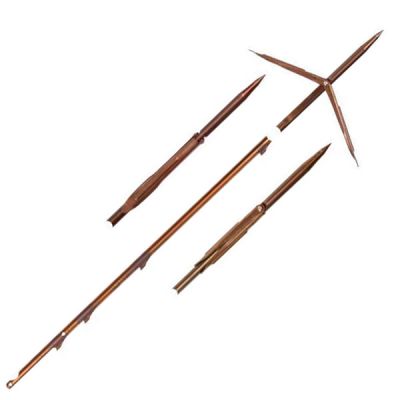 Asta australiana Inox Ø 6,5mm 115cm doppia aletta per 75