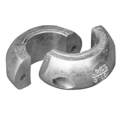 Zinco anodo a collare Ø 22 per asse elica o scalette