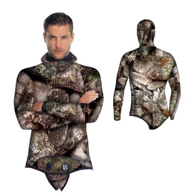 Giacca Muta Omer Holo Stone 7 mm Size 3 mimetica