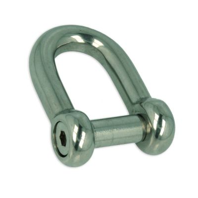 Grillo inox per ancora con perno incassato   Ø 6 mm