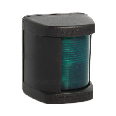 Luce di via Classic verde 112° in ABS nero