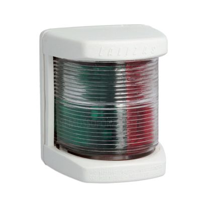 Luce di via Classic combinato rosso-verde 225° in ABS bianco