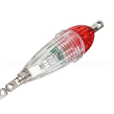 Micro luce a Led per la pesca Notturna ROSSA