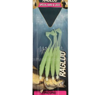 Raglout Mitraillette Calamento pesca Fluorescente 65mm