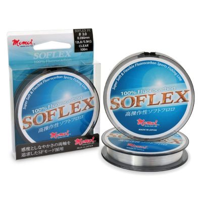 Momoi Soflex Fluorocarbon 100mt By Tubertini 0,234mm 4,3kg