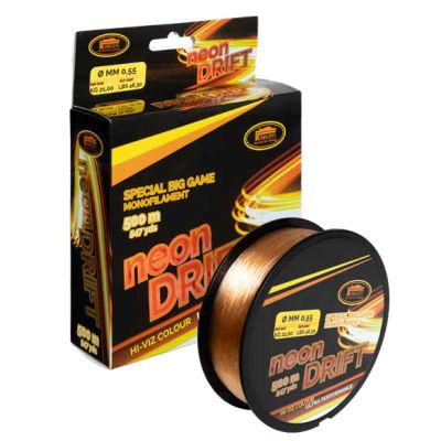 Monofilo Neon Drift 500 mt Ø 0,45 mm 34 Lbs 15,4 kg