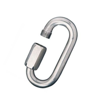 Moschettone inox a vite  4mm