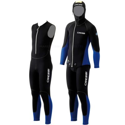 Muta Cressi Sub Medas con cerniera 5mm taglia 2-Small