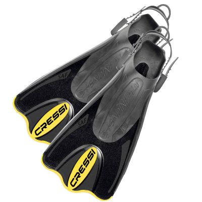 Pinne Cressi Sub Palau Saf Nero-Giallo 38/41 S/M