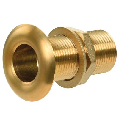 Scarico a mare in ottone Ø 17mm filettato 3/8"