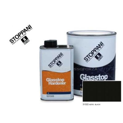 Smalto Marino Bicomponente Stoppani Glasstop 0,75 Litri NERO