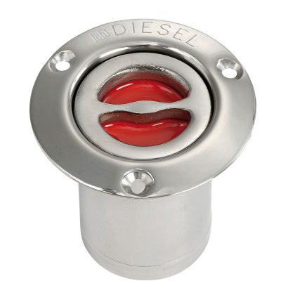 Tappo imbarco carburante inox per tubo 50mm Diesel