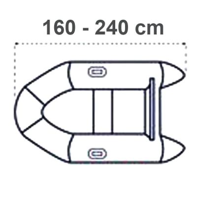 Telo ricovero mis  -0 junior per tender da 160cm a 240cm e larg. 150cm grigio