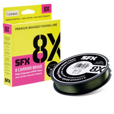 Trecciato Sufix Green SFX 8X mt 135 Ø mm 0,104 Kg 5,0 lbs 11