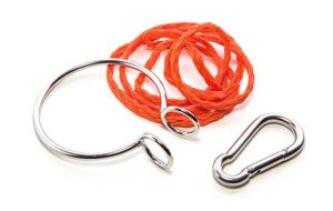 Anello con moschettone per il recupero dell'ancora