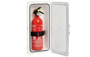 Vano porta-estintore con portello chiusura mm183x364