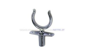 Scalmo in ottone cromato con boccola cieca