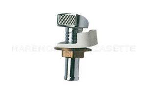 Sfiato per serbatoio in ottone cromato 16mm