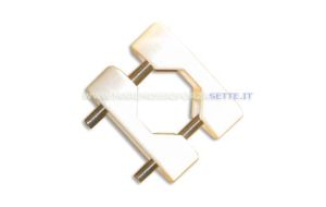 Morsetto in nylon per battagliole tubo max 25mm