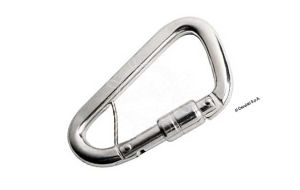 Moschettone per cinture di sicurezza inox