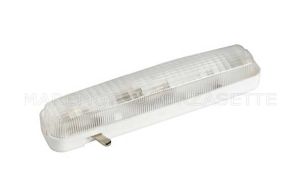 Plafoniera PVC rettangolare con interruttore