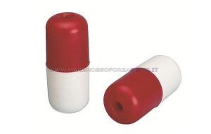 Galleggiante bicolore bianco e rosso per corsie