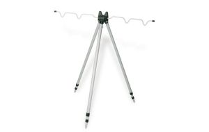 Cavalletto pesca cm 120 treppiede portacanne in alluminio