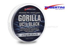 Monofilo Tubertini Gorilla Uc-4 Black 1000mt da Ø 0,22 a Ø 0,25 mm