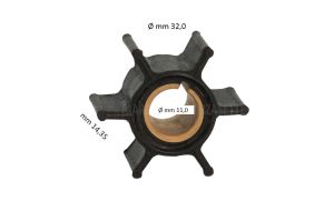 Girante Mercury 47-68988/89980 Mariner Ø 32,00 mm, 6 Pale 