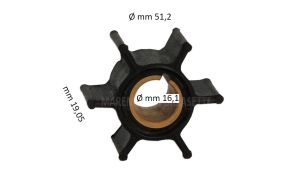 Girante Yamaha Ø 51,2 mm, 6 Pale 6H4-44352-02/00 