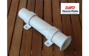 Portacanna da riposo in plastica fissaggio a murata