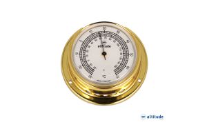 Altitude 838 series Termometro Ø 74mm Ottone Lucidato