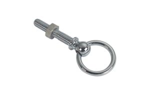 Anello snodato Ø 32mm con perno M10  ottone cromato