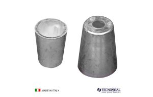 Zinco ogiva Conico per asse elica tipo radice