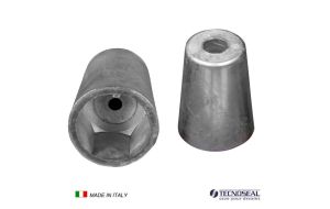 Zinco ogiva esagonale per elica tipo radice 