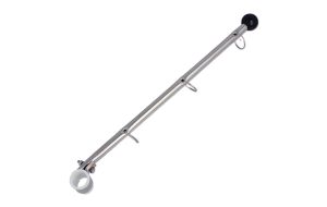 Asta portabandiera per fissaggio su tubi o corrimano