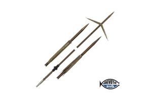 Asta inox tahitiana Ø 7mm doppia aletta per aria compressa