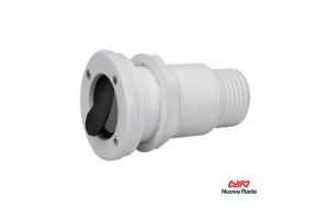 Scarico a mare Ø 55mm con valvola per tubo Ø 45mm