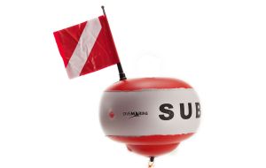 Boa sub per immersioni notturne con foro lampada