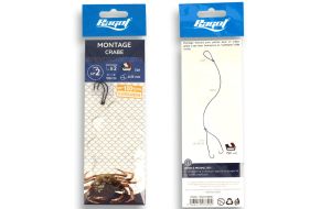 Calamento Ragot due ami per Granchi amo 1/0  cm 150 Ø 0,35mm