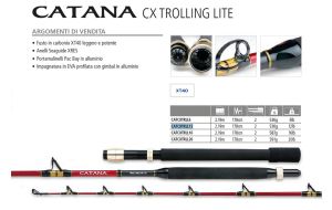 Canna da Traina Shimano CATANA CX Trolling Lite 