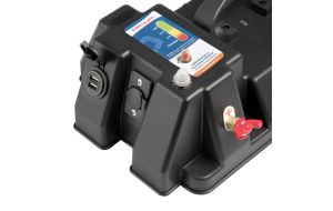 Cassetta porta batteria power center De Luxe con USB mm 421x245x309