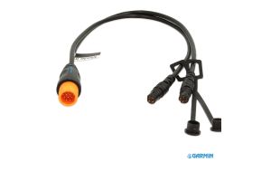 Cavo Adattatore Garmin 010-12234-05 per trasduttore da 12 pin a Dual 4 pin