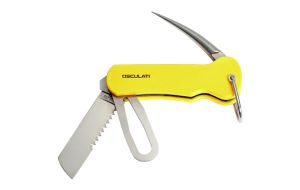 Coltello in acciaio inox Yellow con apri grilli