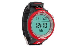 Computer Cressi Sub Neon ROSSO Orologio Sub
